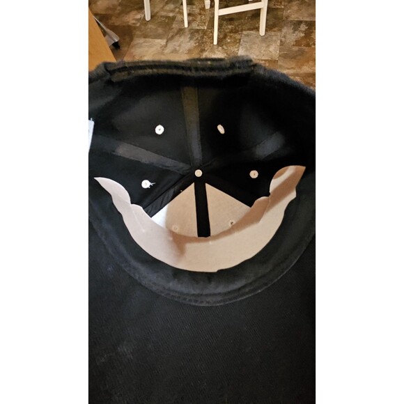 Santo Cap USA Bald Eagle Trucker Hat Black 100% Cotton Hook And Loop Closure - Picture 6 of 8